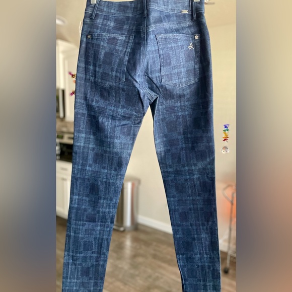 DL1961 Instasculpt Florence Women's Dark Blue Patterned Jeans - Picture 15 of 16